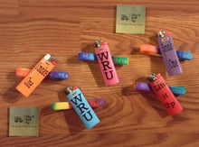 Load image into Gallery viewer, Customized Wee'd Roll Up Jar OR Lighter with GIFT of 1/4 TOP SHELF Flower